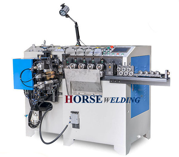 flat wire ring making and welding machine